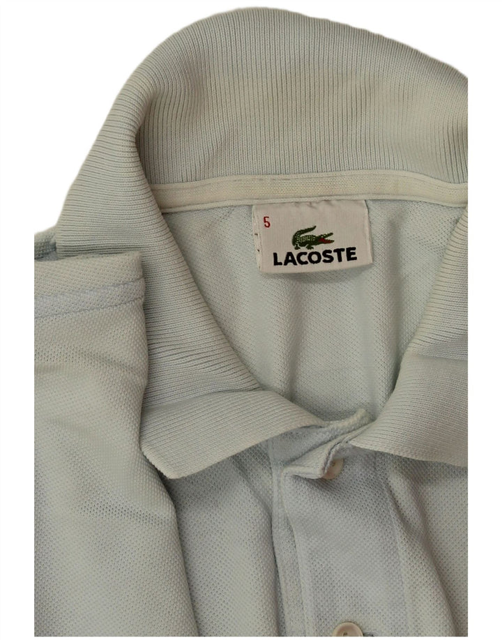 Polo da uomo Lacoste taglia 5 grande in cotone blu