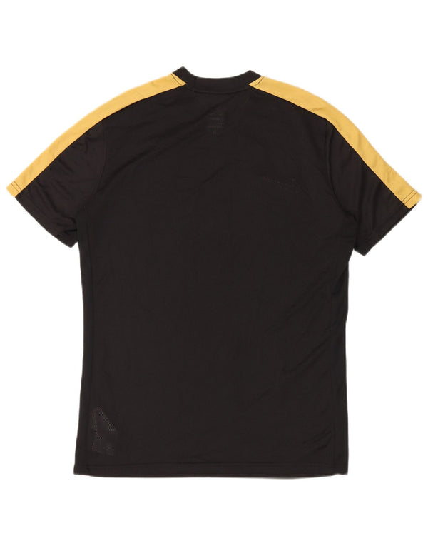 T-shirt Nike da uomo Dri Fit Slim Fit, grande, in poliestere color block nero