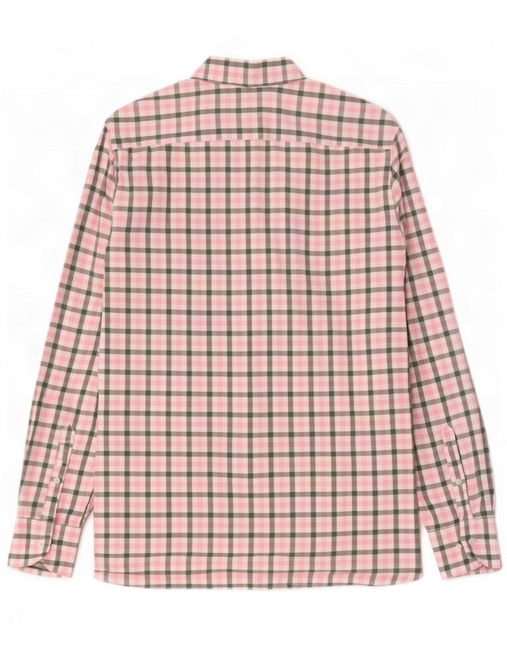 Camicia Barbour da uomo con vestibilità regolare, grande, a quadretti rosa
