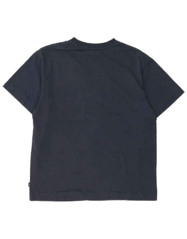 RIP CURL T-shirt grafica da uomo Top in cotone blu navy medio