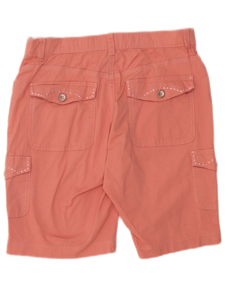 Pantaloncini cargo da donna Lee US 6 medi W30 cotone rosa