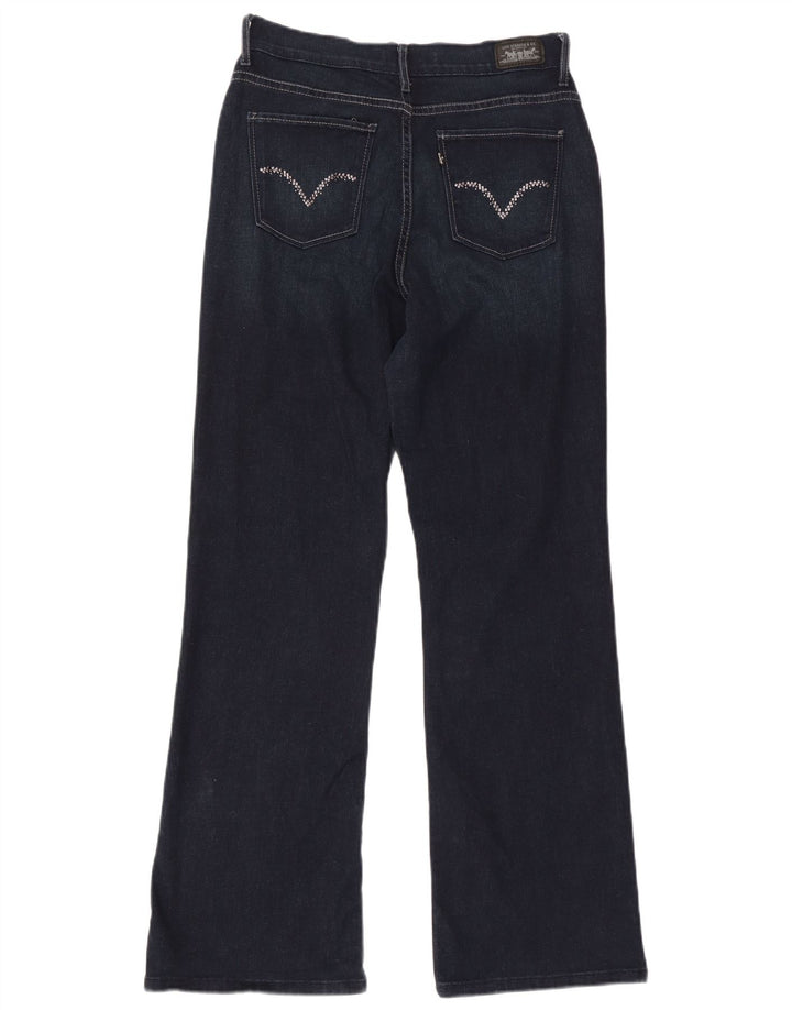 Jeans Levi's 512 Bootcut da donna US 12 Large W30 L31 Blu Navy