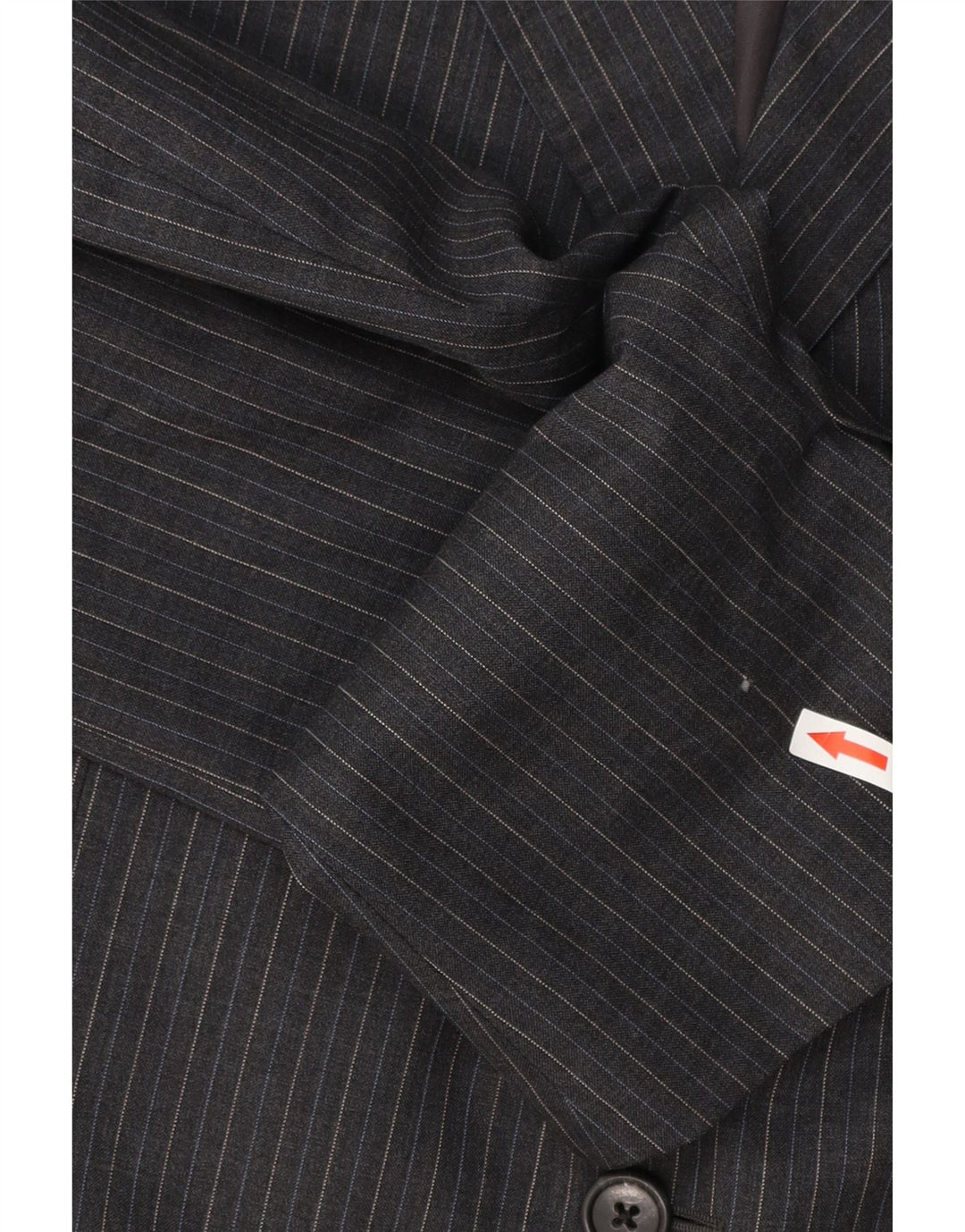 Corneliani Giacca Blazer 3 Bottoni Uomo IT 54 2XL Lana Vergine Gessata Grigia