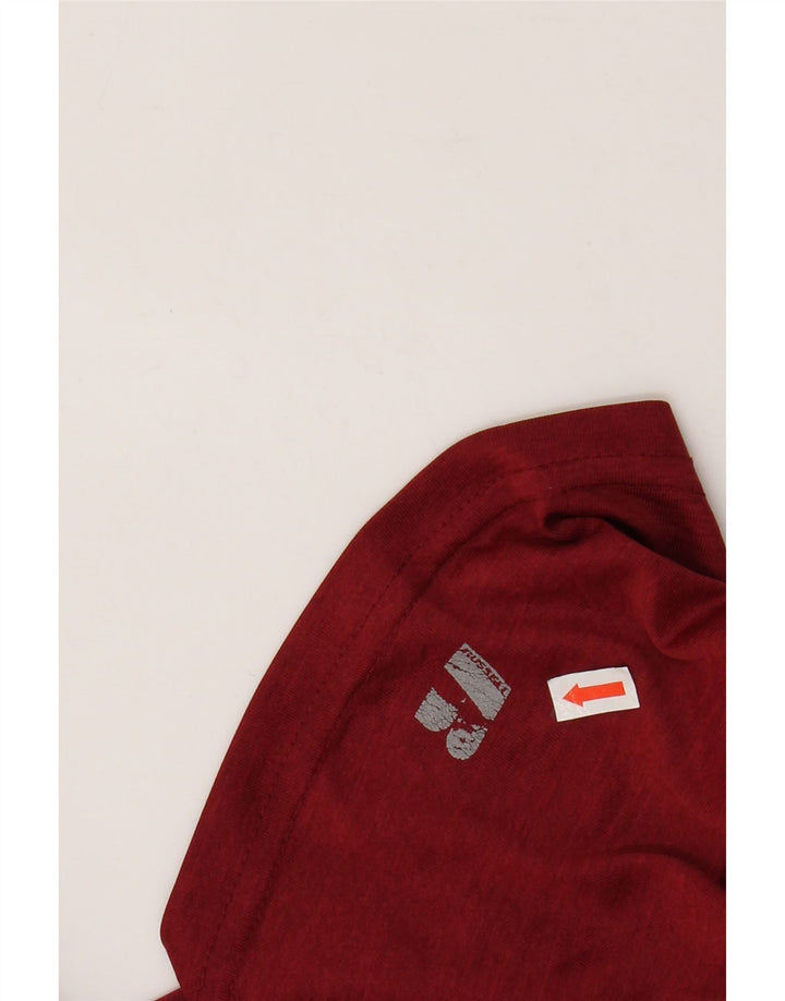 RUSSELL ATHLETIC Maglietta da uomo Dri-Power UK 38/40 Poliestere rosso medio