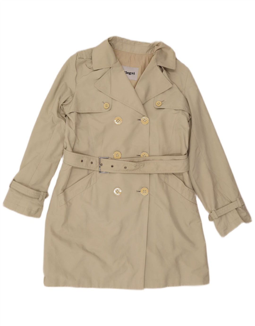 Trench Donna Allegri IT 44 Beige Medio Poliestere
