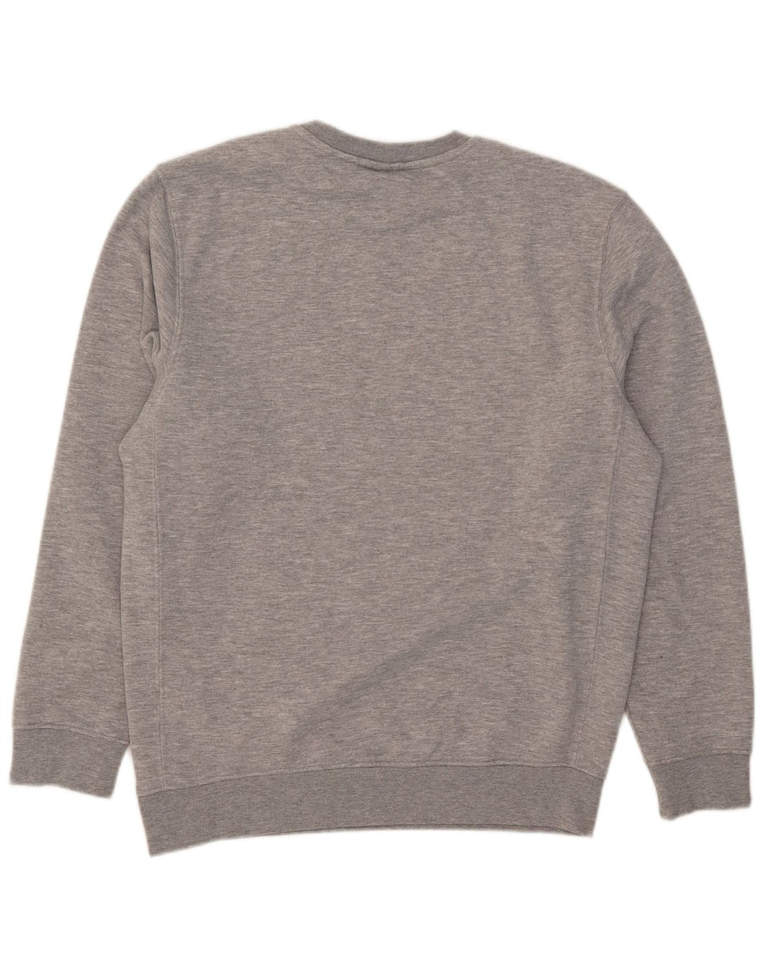 Felpa grafica Nike da uomo, maglione grande, cotone grigio