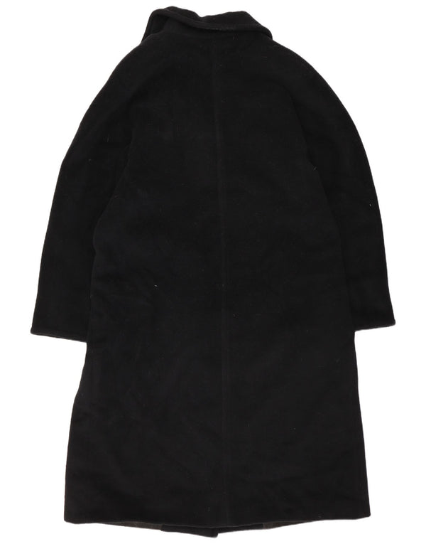 Cappotto doppiopetto da donna Marella UK 12 Lana nera media