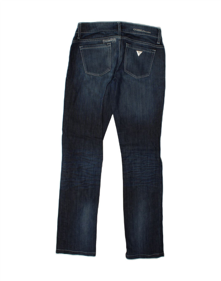 GUESS Womens Slim Jeans W28 L31 Navy Blue Cotton Vintage Guess and Second-Hand Guess from Messina Hembry 