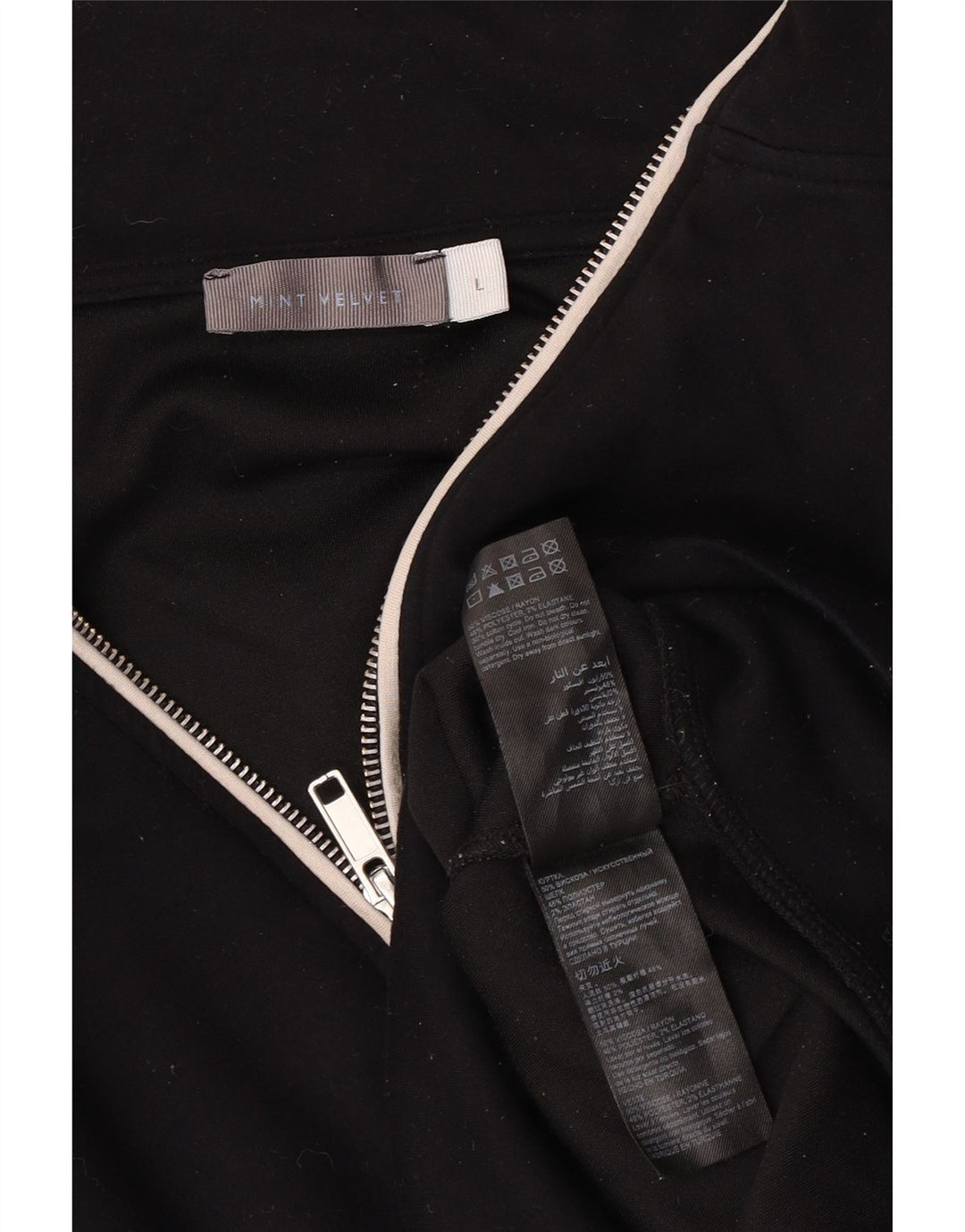 Giacca da tuta da donna MINT VELVET UK 16 Large Black Colourblock