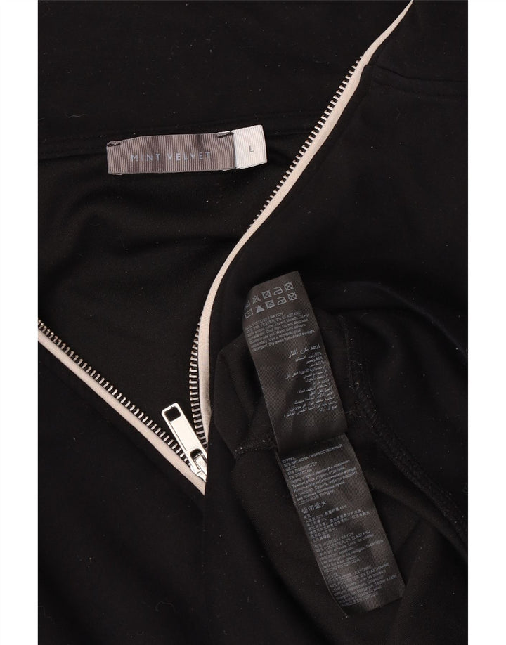 Giacca da tuta da donna MINT VELVET UK 16 Large Black Colourblock