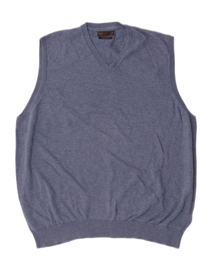 Canotta da uomo Marks & Spencer 2XL cotone blu