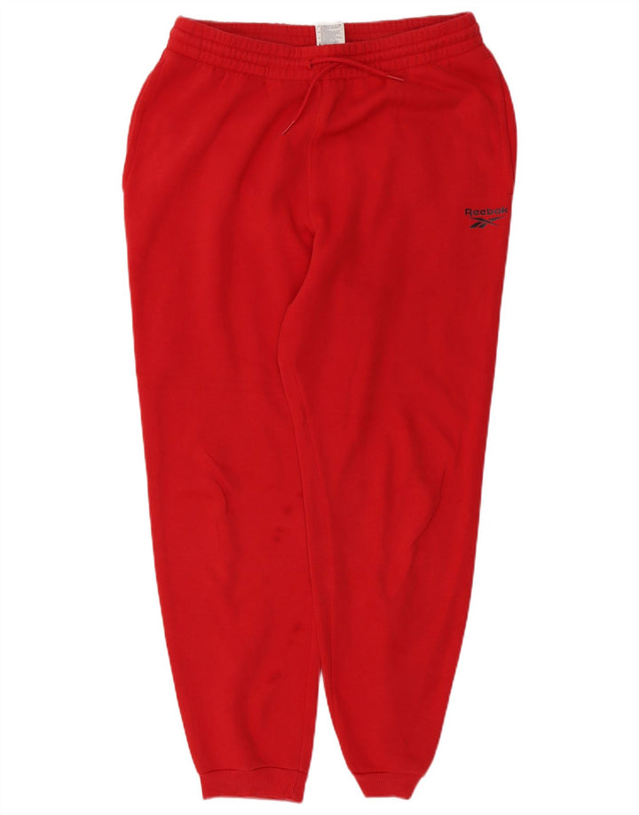 Pantaloni da tuta da uomo Reebok Joggers Medium Red Cotton
