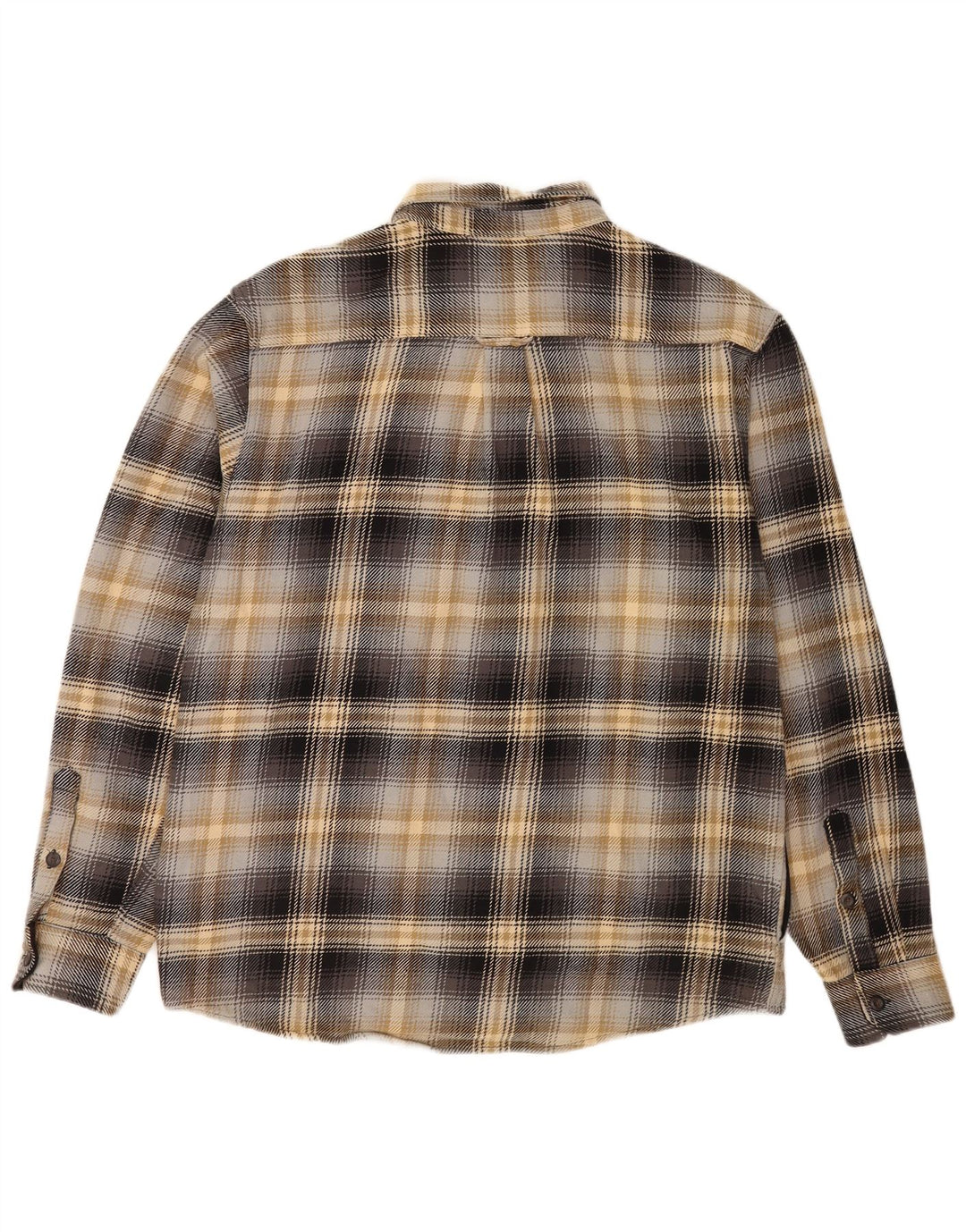 Camicia in flanella da uomo Orvis, cotone scozzese grande multicolore