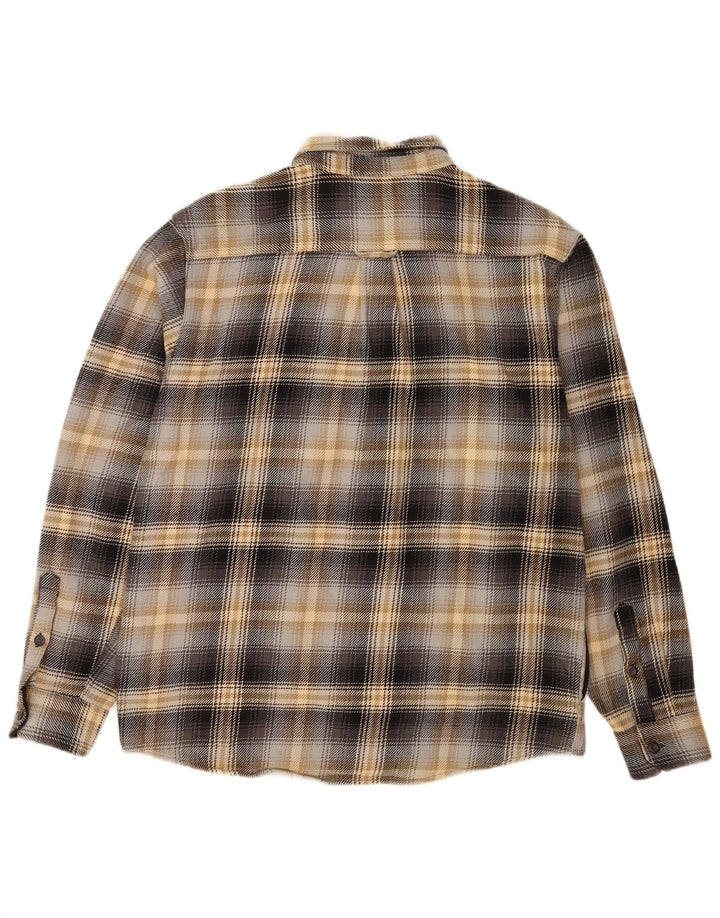 Camicia in flanella da uomo Orvis, cotone scozzese grande multicolore