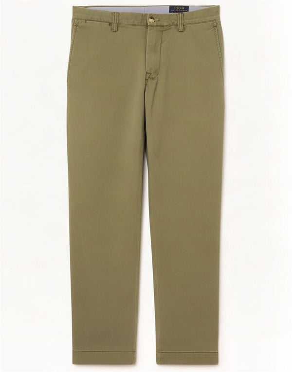 Pantaloni chino slim fit elasticizzati da uomo Ralph Lauren W30 L30 Verde