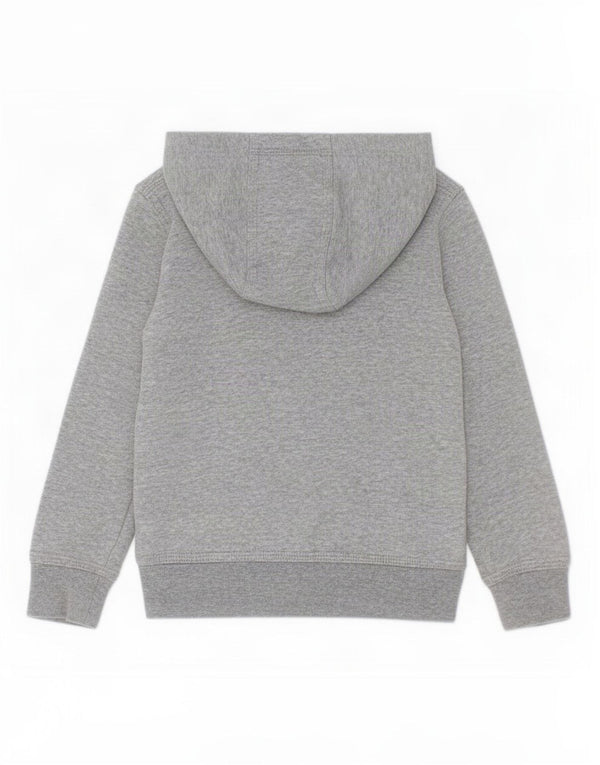 Felpa con cappuccio e zip Nike per ragazzi 3-4 anni XS in cotone chiazzato grigio