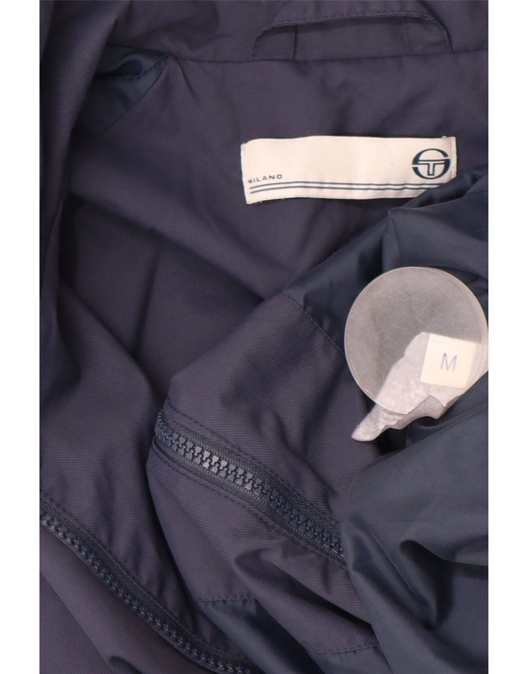 SERGIO TACCHINI Giubbotto bomber Milano da uomo UK 38 medio blu navy