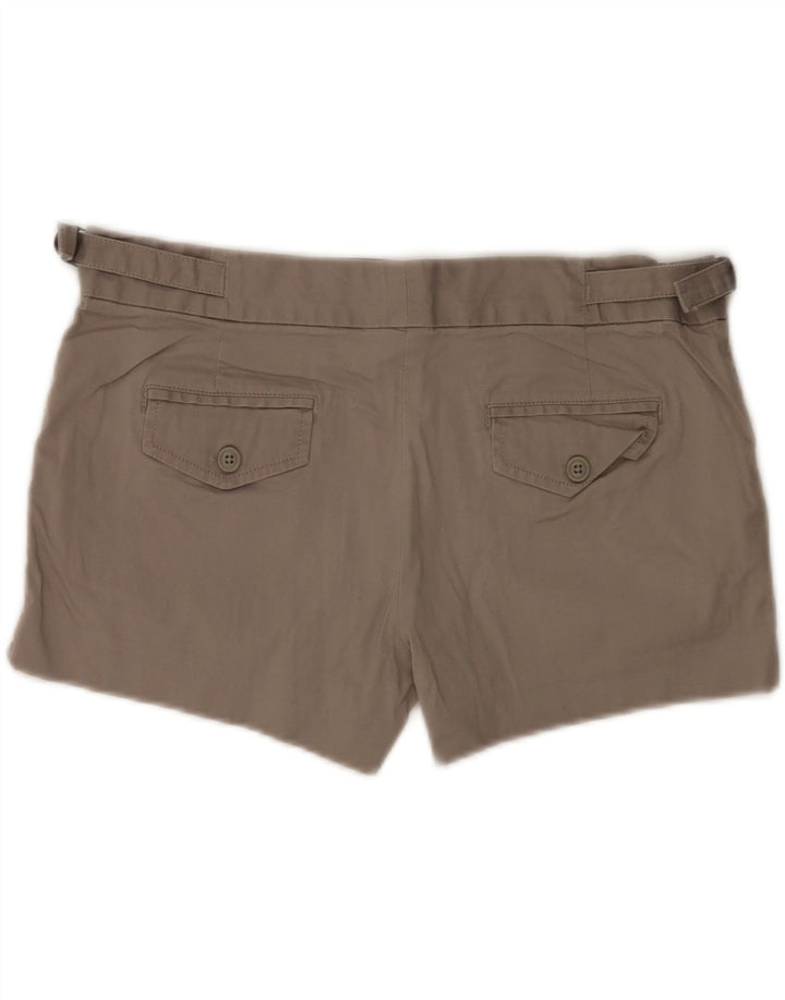 Pantaloncini chino da donna Gap UK 12 medi W32 cotone grigio