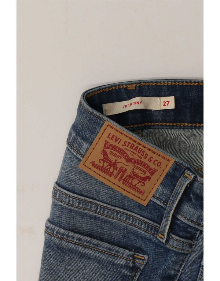 Jeans skinny Levi's 711 da donna W27 L28 Blu
