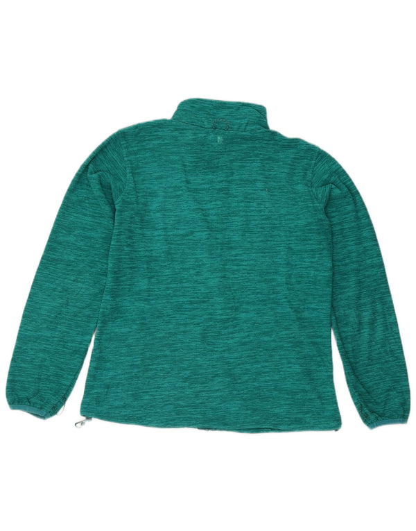 Giacca in pile foderata da donna Mountain Warehouse UK 10 piccola verde chiazzata