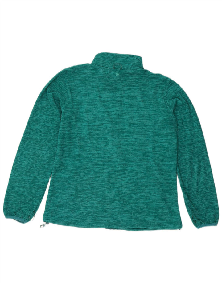 Giacca in pile foderata da donna Mountain Warehouse UK 10 piccola verde chiazzata