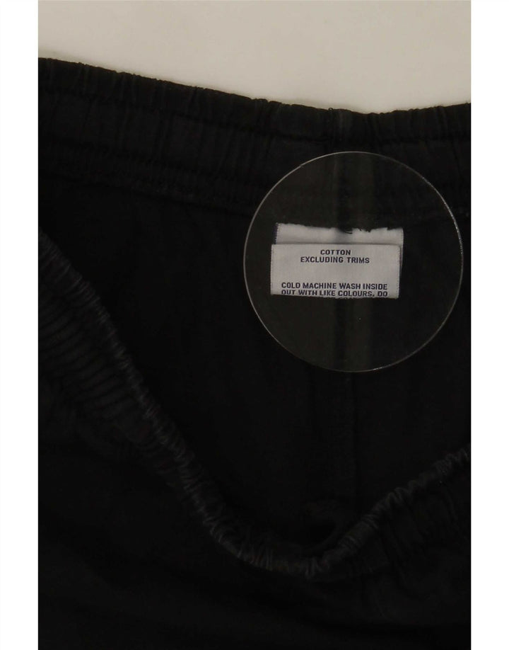 Pantaloncini sportivi da uomo Champion grandi in cotone nero
