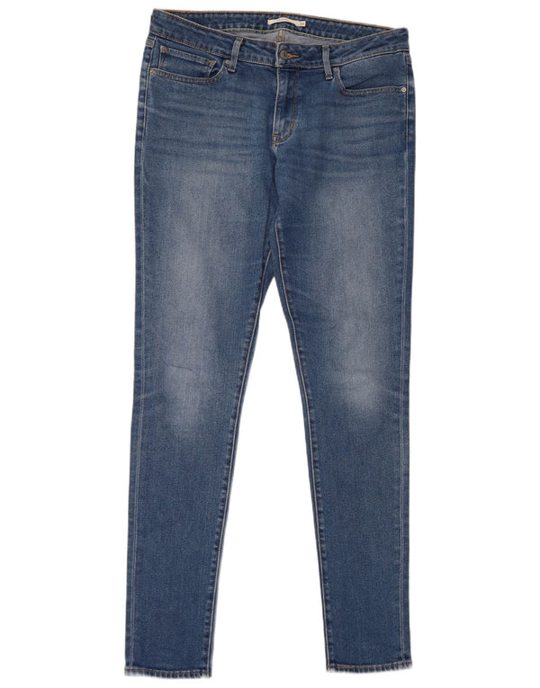 Jeans skinny Levi's 711 da donna W30 L34 cotone blu