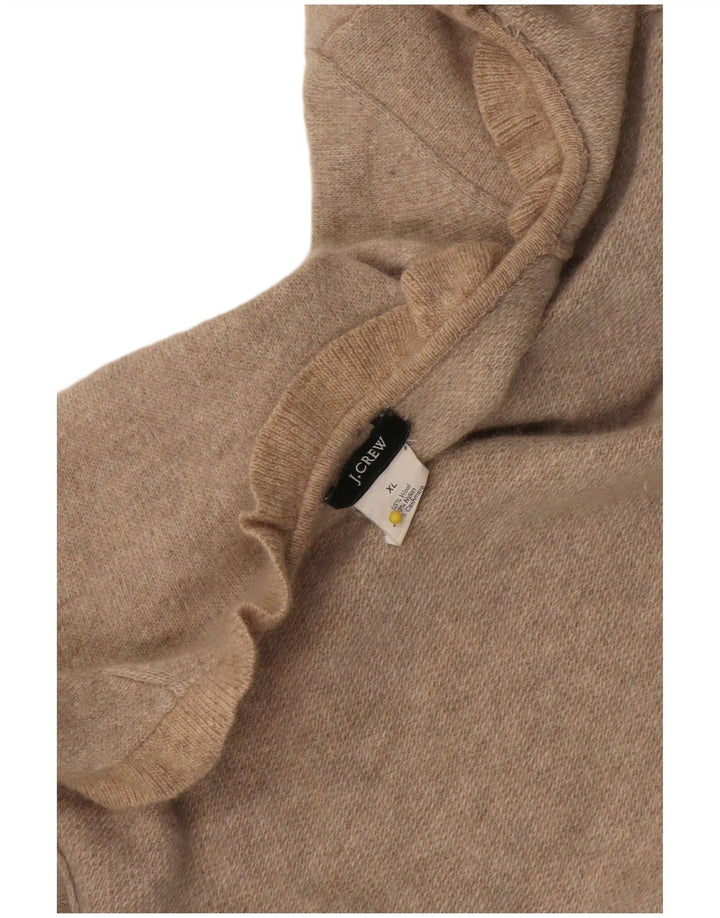 Maglione cardigan da donna J. Crew UK 18 XL Beige Lana