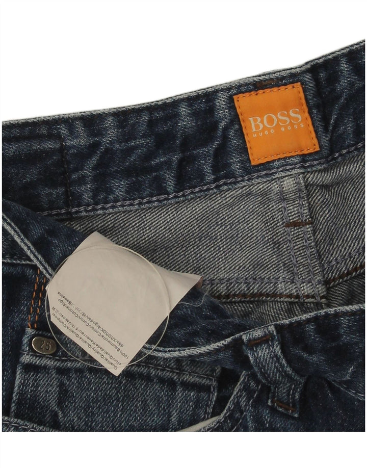 Jeans dritti da uomo Hugo Boss W31 L34 cotone blu