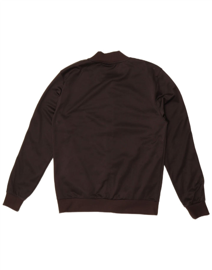 Giacca da ginnastica grafica da uomo Fila piccola in poliestere nero