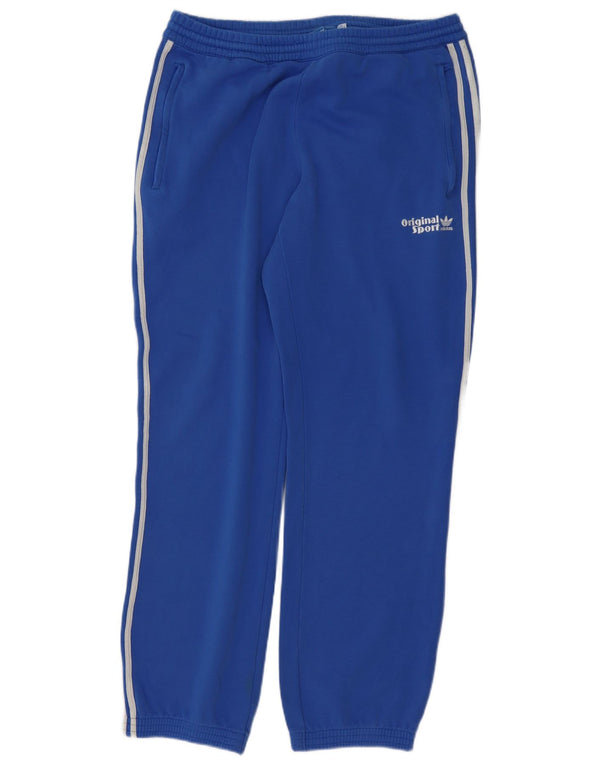 Pantaloni da tuta da uomo Adidas Joggers in cotone blu medio
