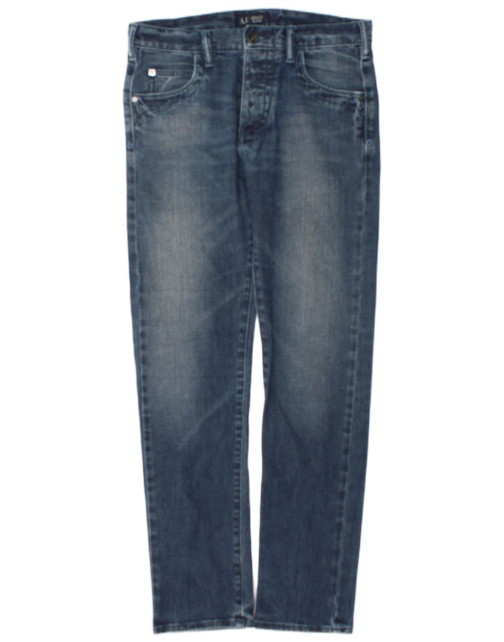 Jeans slim da uomo Armani W32 L32 in cotone blu