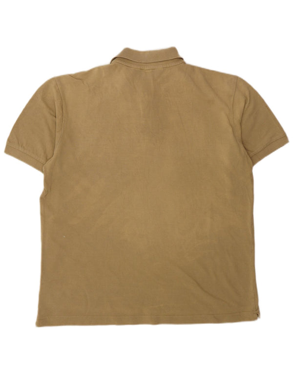 Polo KAPPA da uomo grande in cotone beige