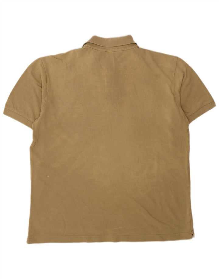 Polo KAPPA da uomo grande in cotone beige