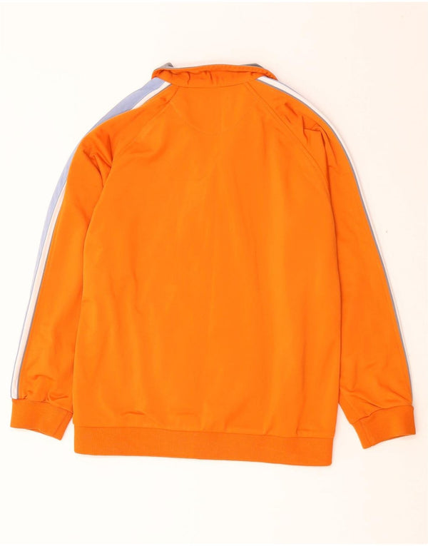 Giacca superiore della tuta da ragazzo Champion 11-12 anni Large Orange Colourblock