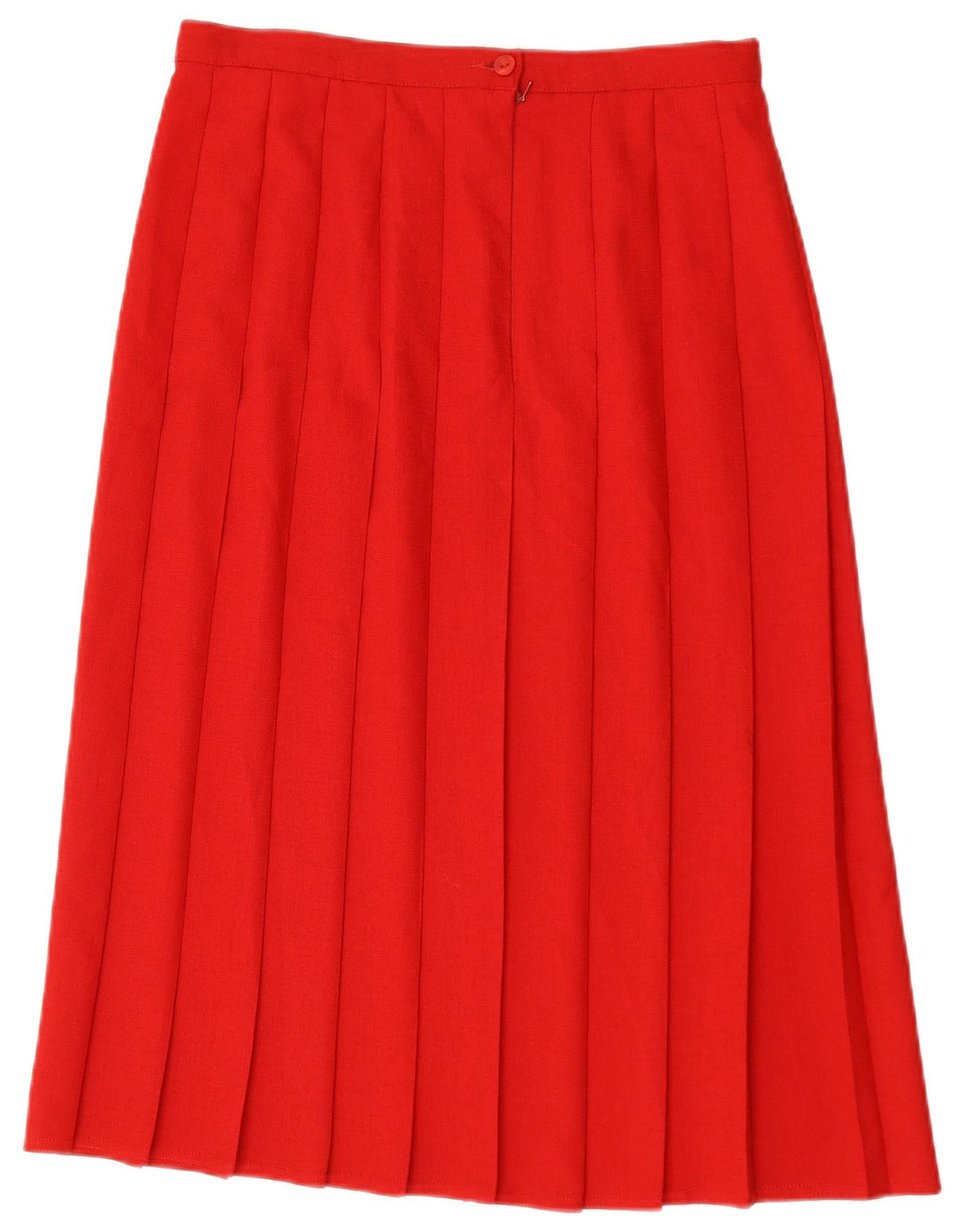 Gonna a pieghe Marks & Spencer da donna UK 16 Large W32 Poliestere rosso