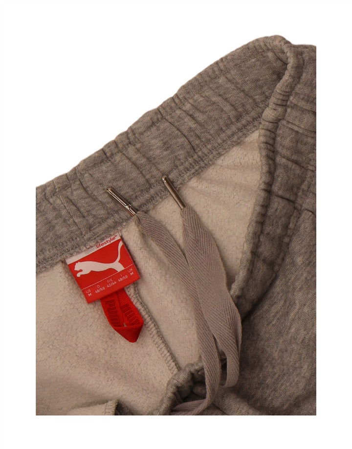 PUMA Mens Graphic Tracksuit Trousers Medium  Grey Vintage Puma and Second-Hand Puma from Messina Hembry 