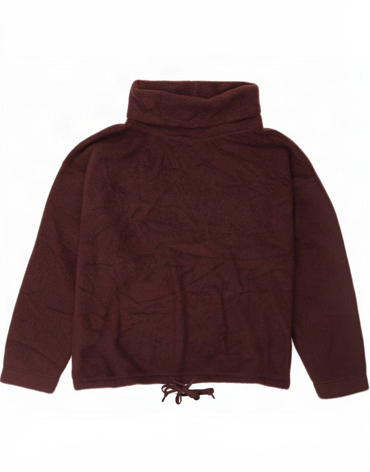 Maglione in pile oversize da donna Marks & Spencer UK 14 Borgogna medio