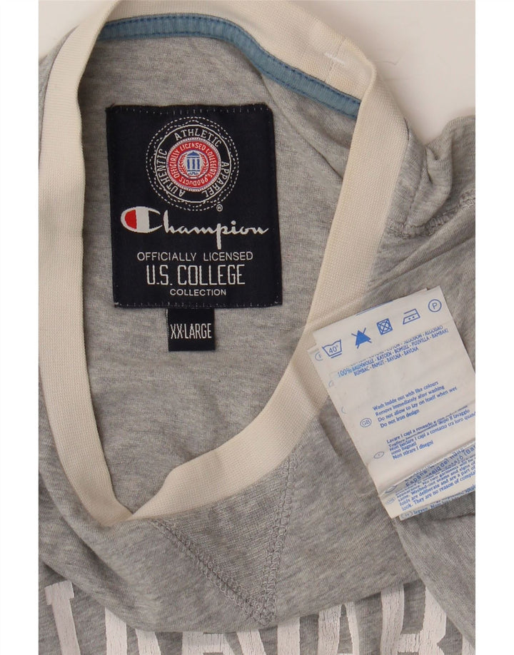 CHAMPION Canotta grafica da uomo Harvard 2XL cotone grigio