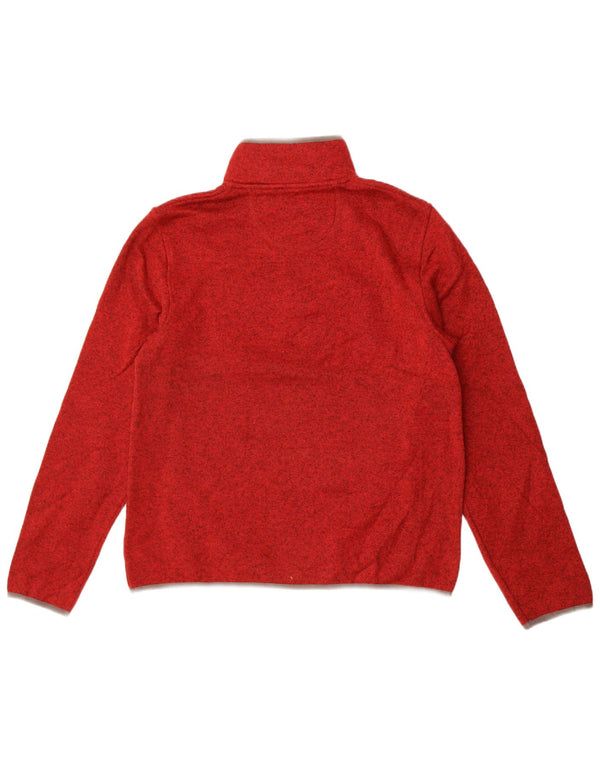 Felpa da uomo con collo abbottonato L.L.Bean, poliestere marrone medio medio