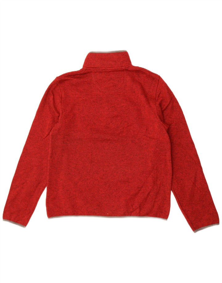 Felpa da uomo con collo abbottonato L.L.Bean, poliestere marrone medio medio