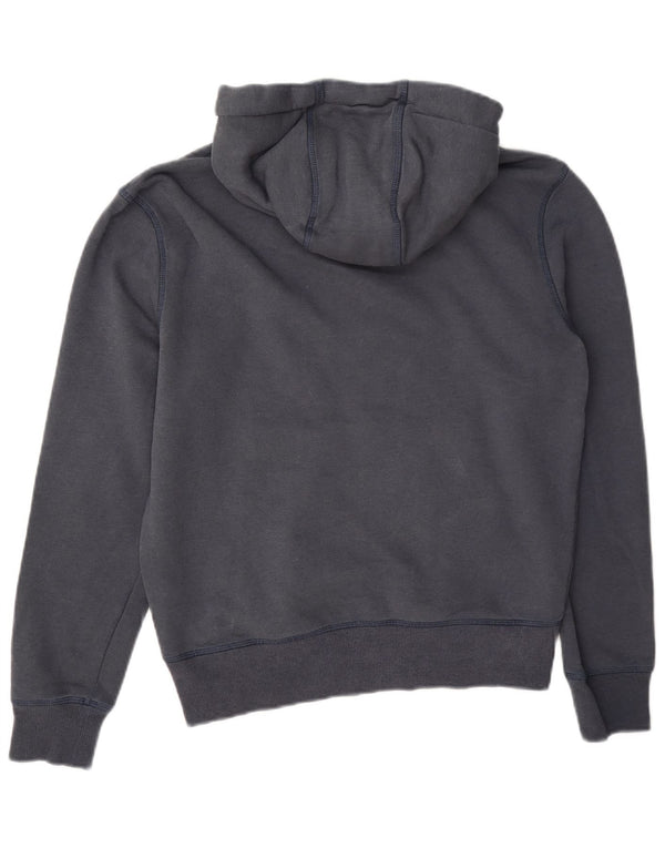 Crew Clothing Maglione con cappuccio da uomo piccolo in cotone blu navy