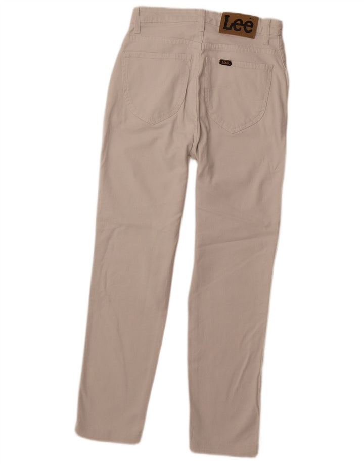 LEE Womens Slim Jeans W26 L26 Off White