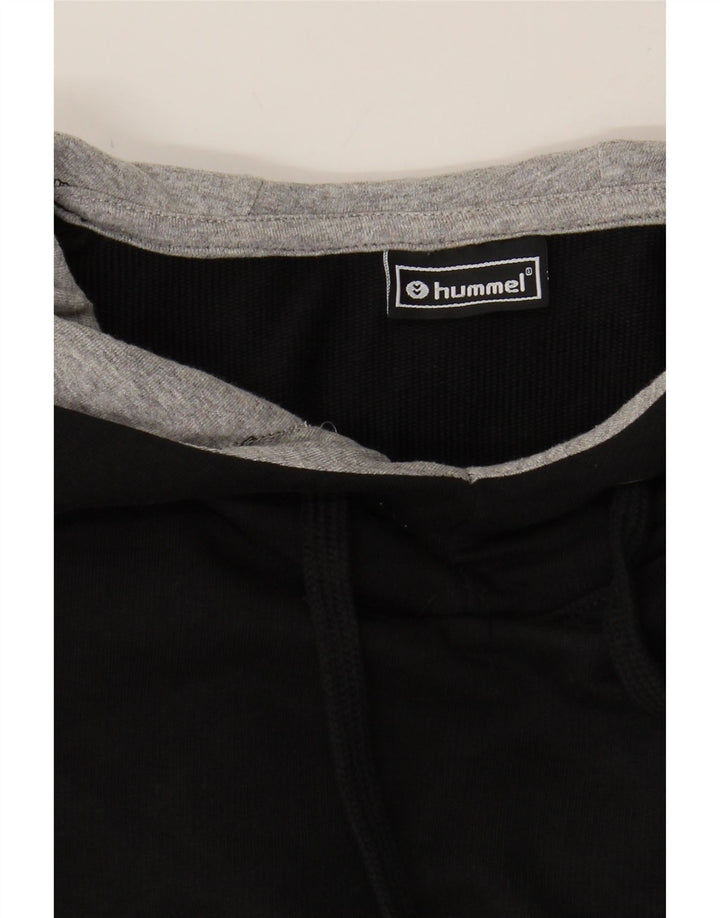 HUMMEL Mens Graphic Hoodie Jumper Large Black Vintage Hummel and Second-Hand Hummel from Messina Hembry 