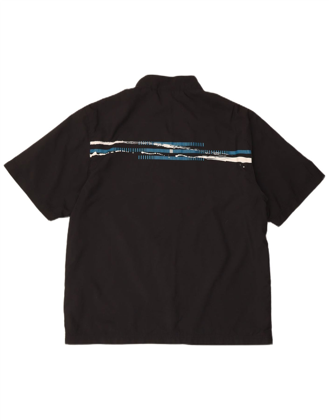 Giacca da ginnastica da uomo a maniche corte Adidas piccola in poliestere nero