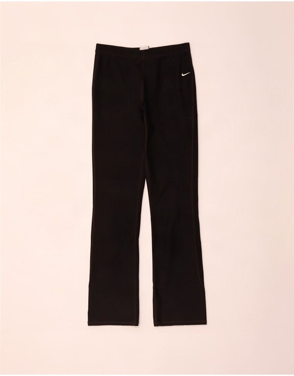 Pantaloni della tuta da donna Nike UK 10/12 Medium Nero Poliestere
