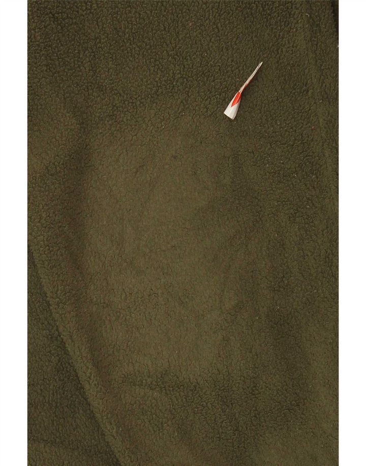 Giacca in pile da uomo Champion UK 36 Small Verde Colourblock Poliestere