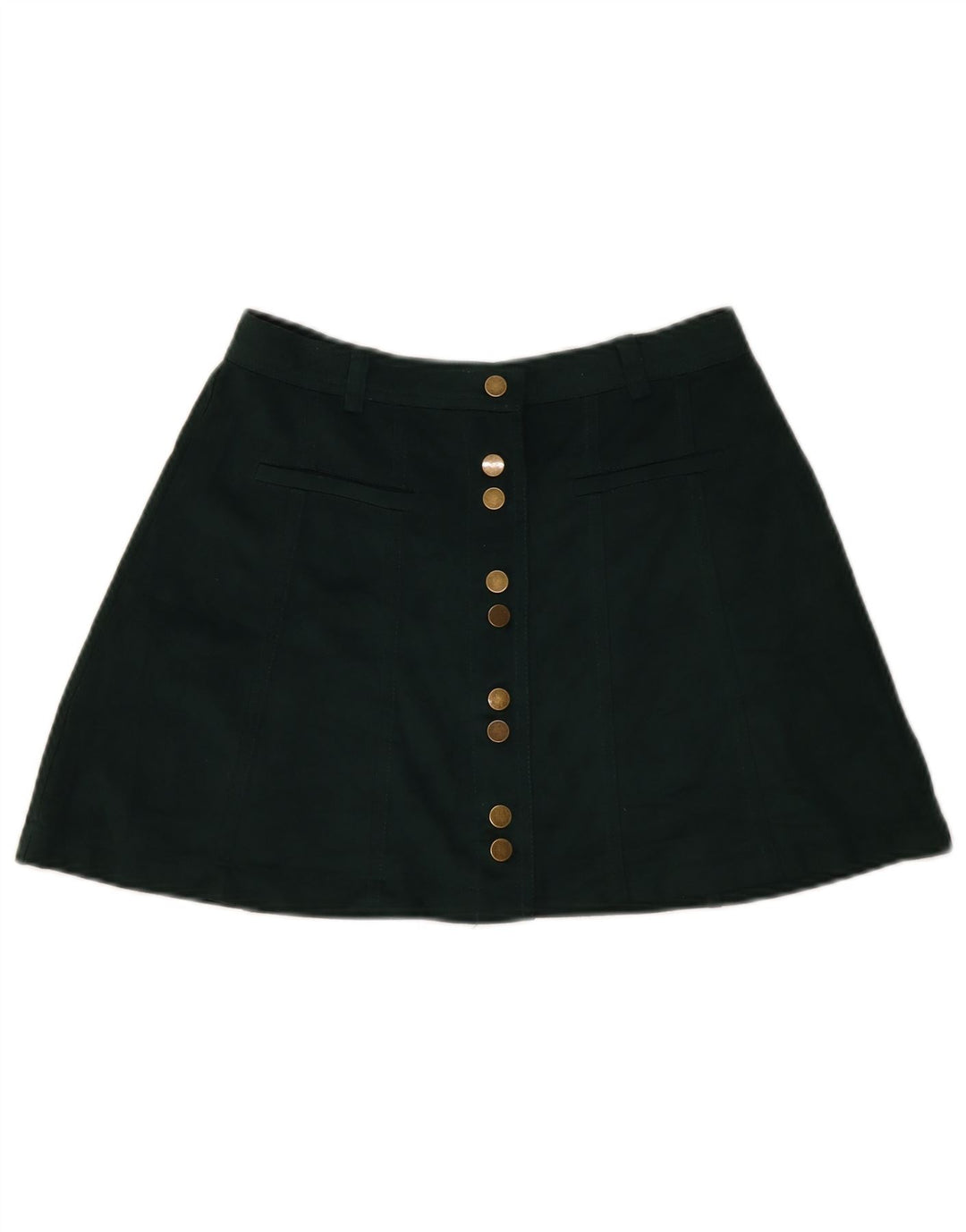 Minigonna Zara Trafaluc da donna piccola W26 verde