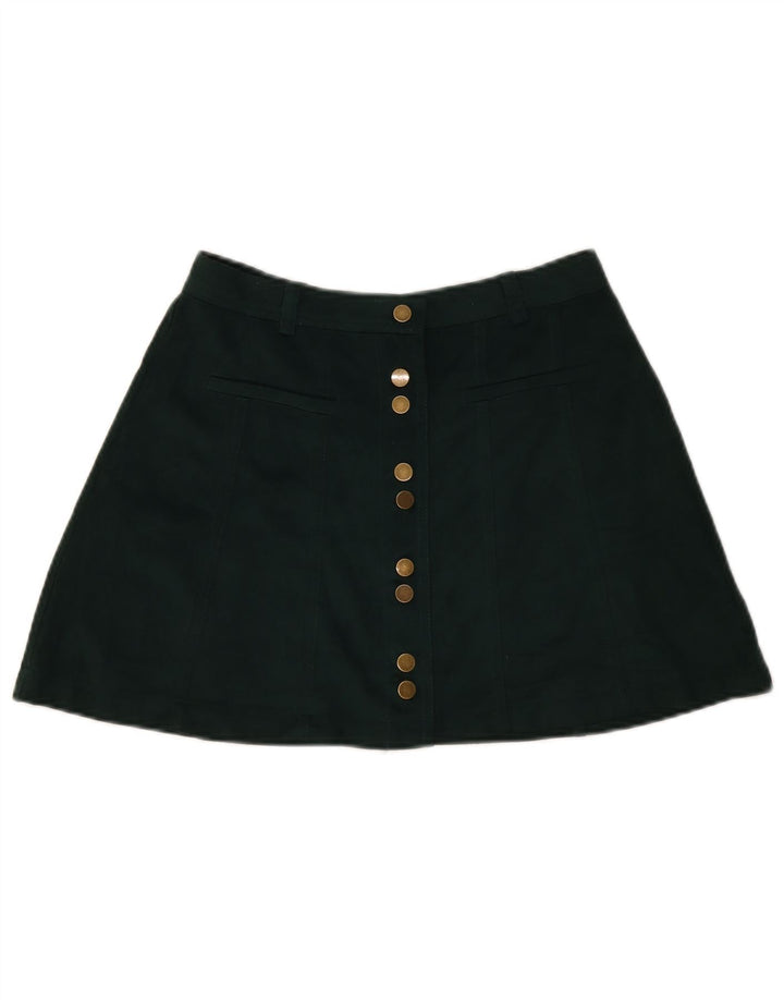 Minigonna Zara Trafaluc da donna piccola W26 verde