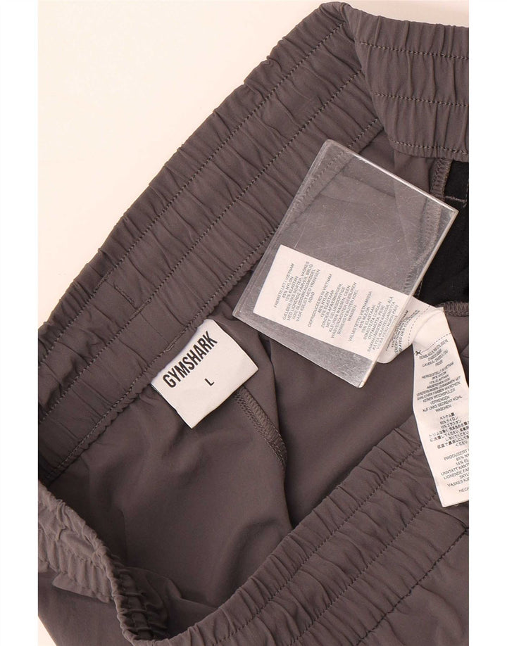 Pantaloncini da bagno cargo da uomo Gymshark grandi in nylon grigio
